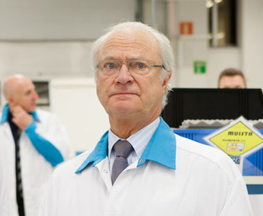 H.M. King of Sweden visited Vaisala Headquarters
