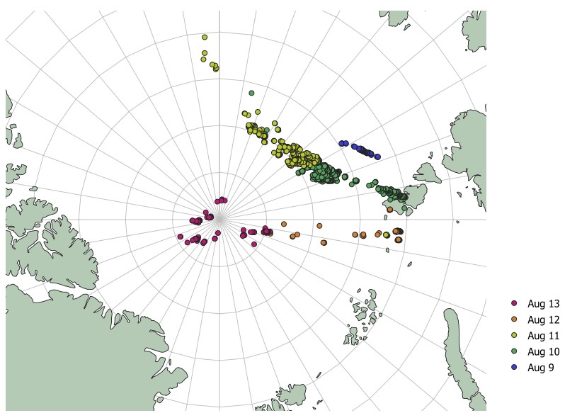 North Pole lightning