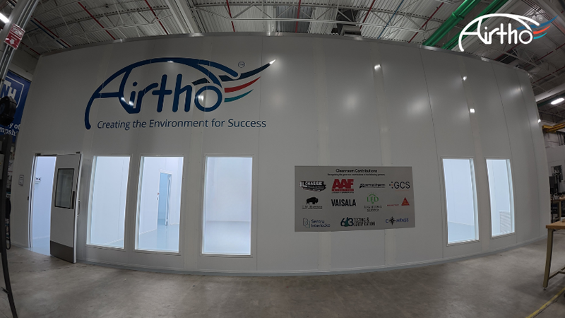 Salle blanche Airtho à l’Olson Center de l’UNH.