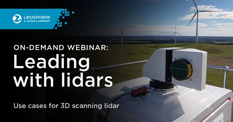 Webinar: Use cases for 3D scanning lidar