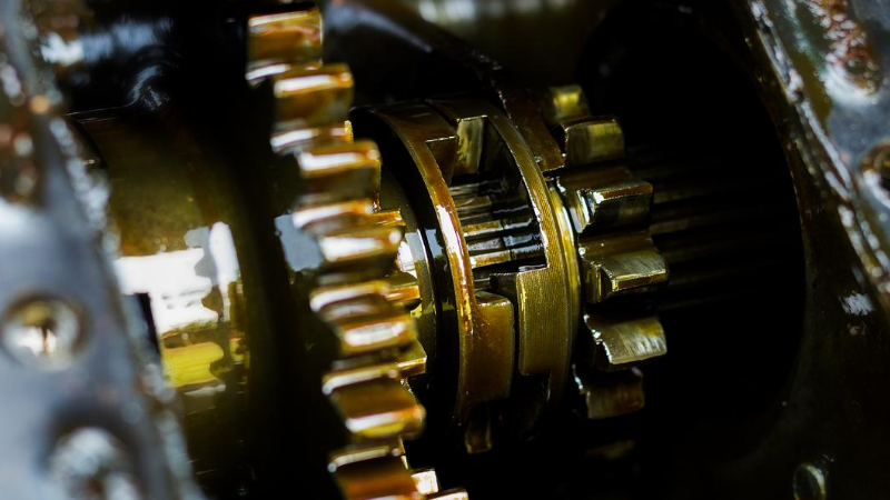 Industrial Process with Oil & Gears