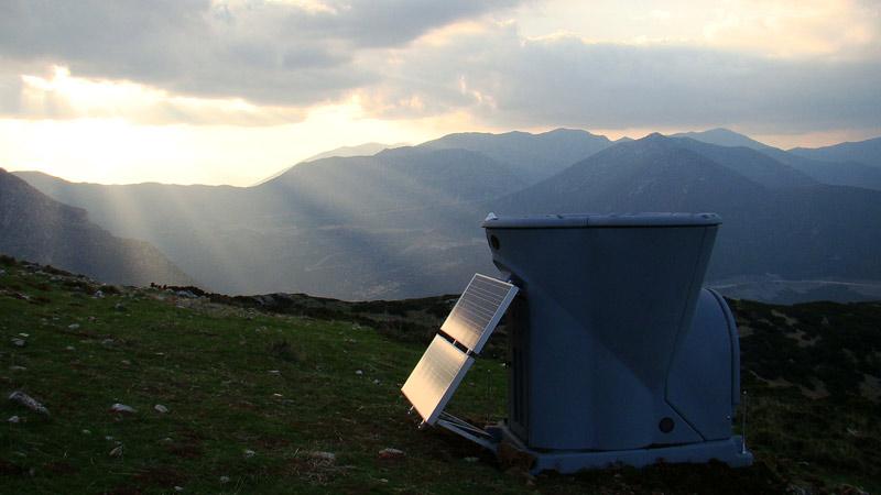 Triton Wind Profiler in the mountains