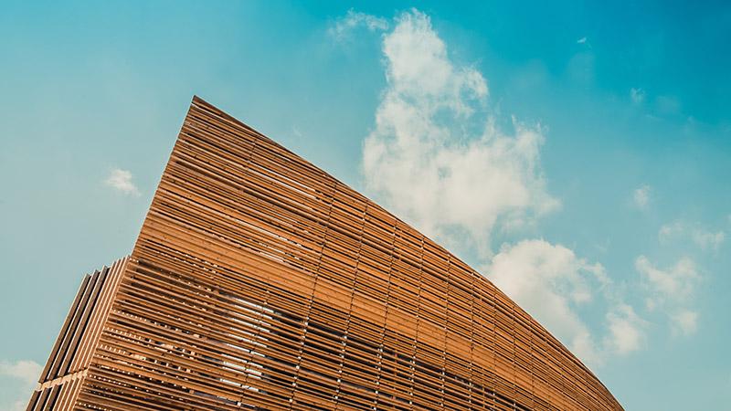 Un bâtiment en bois