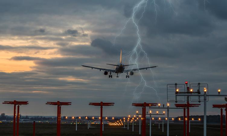 Lightning at airports