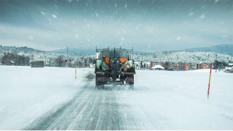 Snowy road