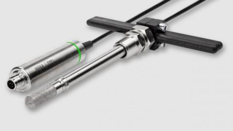Vaisala DRYCAP® Dew Point and Temperature Probe DMP8 is designed for industrial low-humidity applications with pressure up to 40 bars.