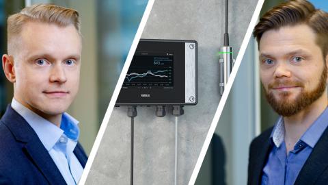 Blog-Autoren Jarkko Ruonala und Joni Partanen mit dem Indigo520