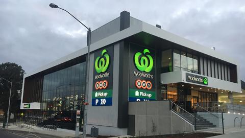 Woolworths-Geschäft in Heidelberg Victoria Australien