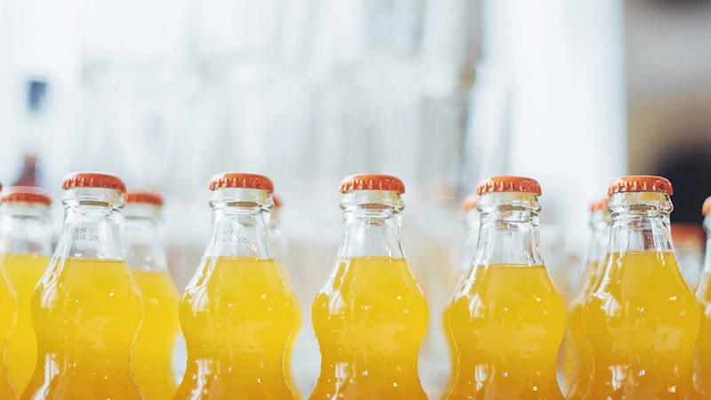 Bottles of soda