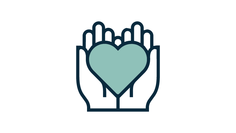 Pictogram of health and wellbeing