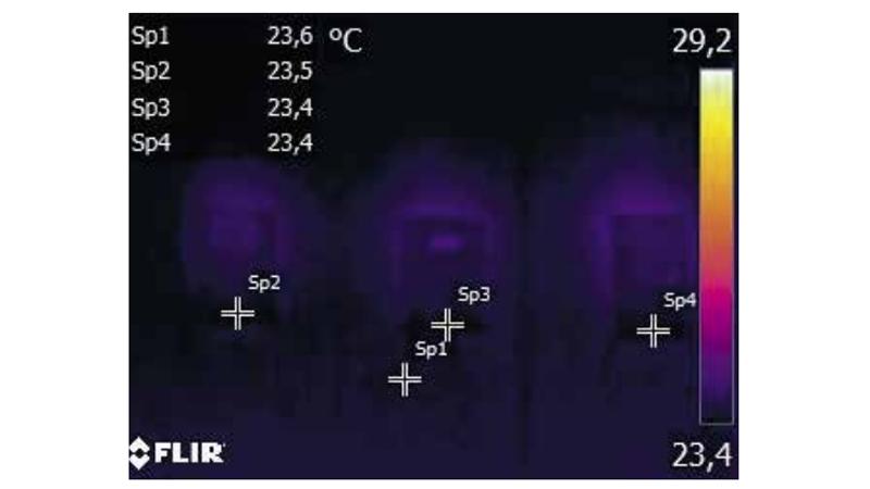 Figure, Transmitter temperatures before power-up