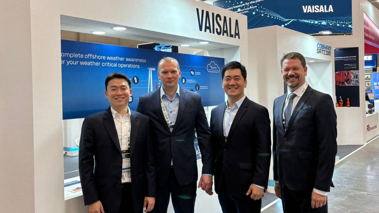 Vaisala and Jaeun teams at Kormarine event