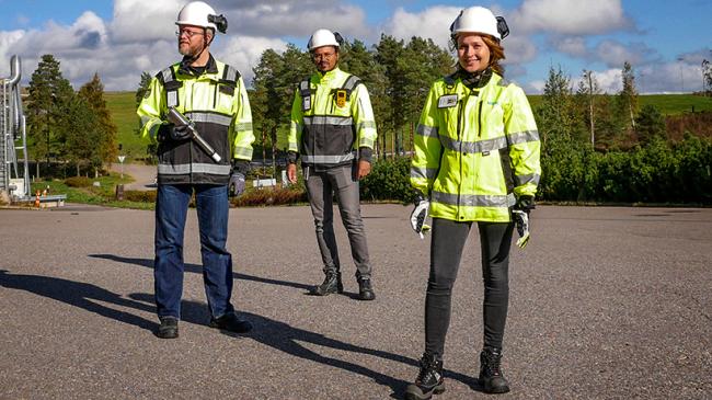 Biogas & Biomethane team inspecting a site