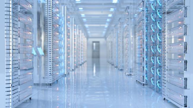Data center aisle