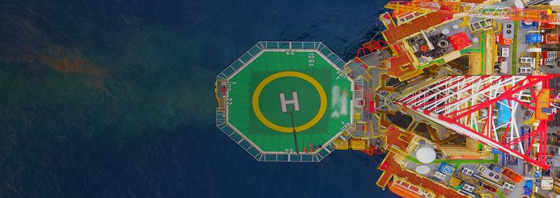 Offshore helideck