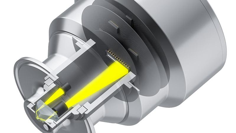 Functioning principle of process refractometer