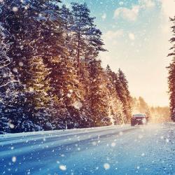 Snow on the road
